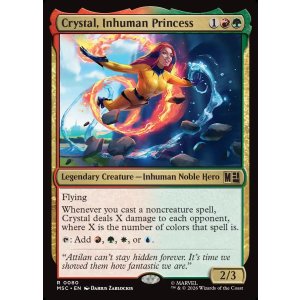 画像: 『サージFoil』『英語版』インヒューマンズのプリンセス、クリスタル/Crystal, Inhuman Princess