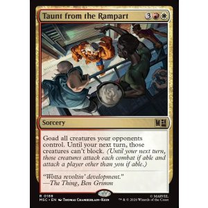 画像: 『サージFoil』『英語版』塁壁からの挑発/Taunt from the Rampart