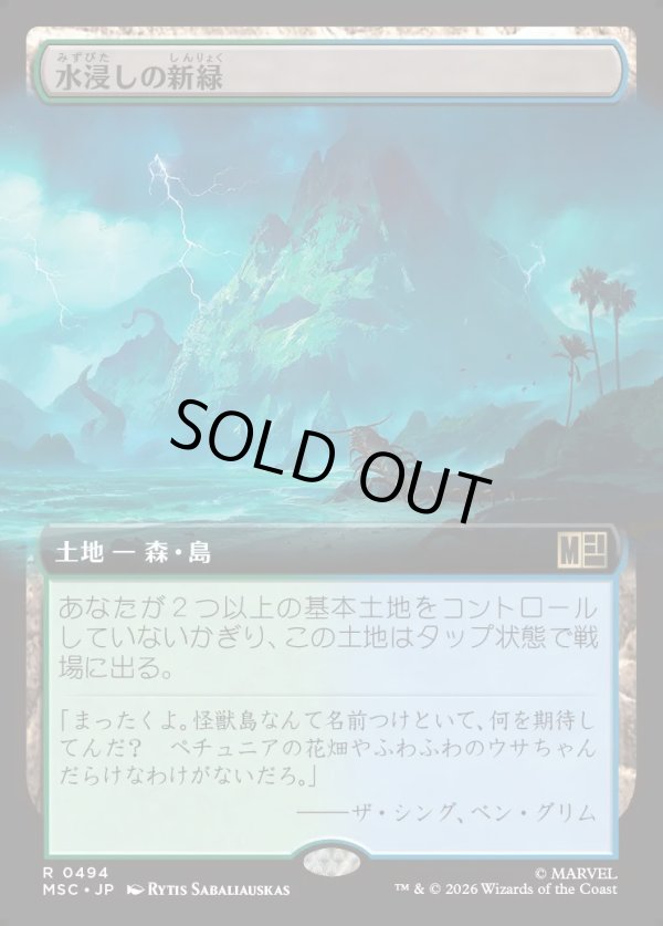 画像1: 【日本語版】【拡張枠】水浸しの新緑/Sodden Verdure (1)