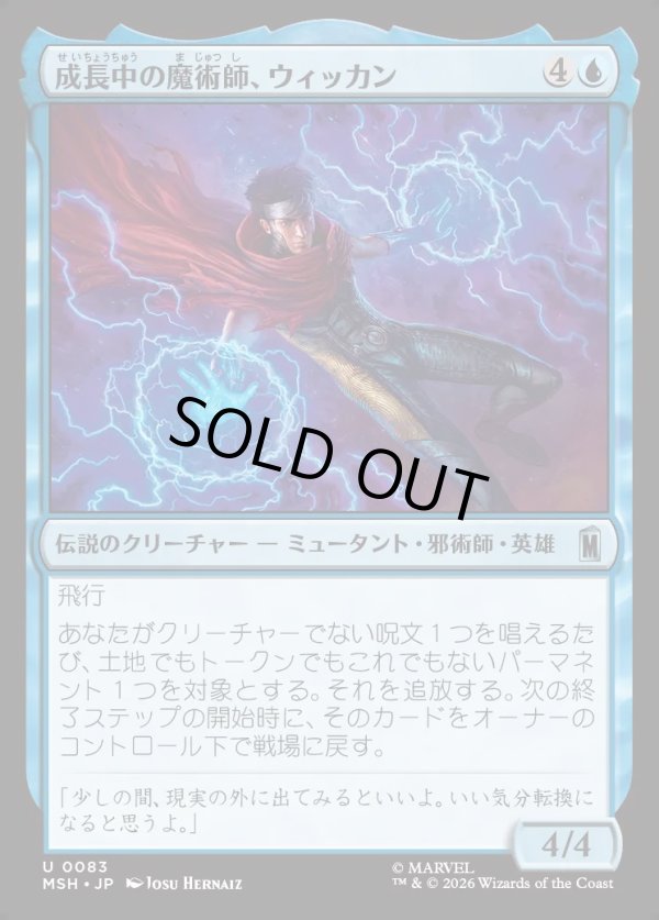 画像1: 【Foil】【日本語版】成長中の魔術師、ウィッカン/Wiccan, Rising Magician (1)