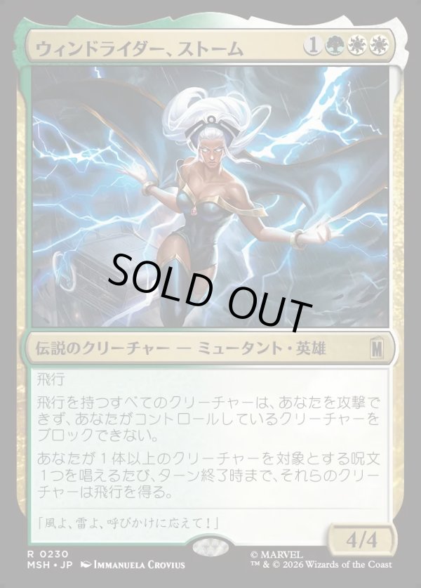 画像1: 【Foil】【日本語版】ウィンドライダー、ストーム/Storm, Windrider (1)