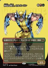 画像: 【Foil】【日本語版】【ボーダーレス・ロゴカード】獰猛な戦士、ウルヴァリン/Wolverine, Fierce Fighter