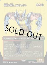 画像: 【Foil】【日本語版】【ボーダーレス・ロゴカード】獰猛な戦士、ウルヴァリン/Wolverine, Fierce Fighter