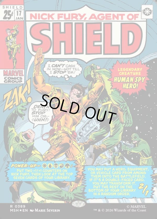 画像1: 『Foil』『英語版』『クラシック・コミック』S.H.I.E.L.D.のエージェント、ニック・フューリー/Nick Fury, Agent of S.H.I.E.L.D. (1)