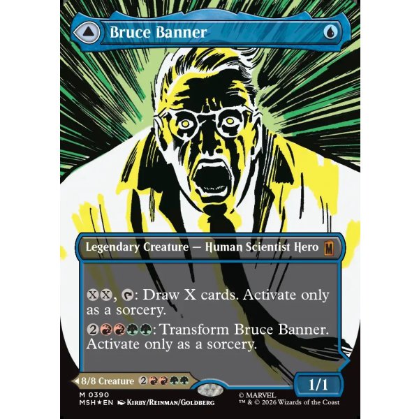 画像1: 『Foil』『英語版』『クラシック・コミック』ブルース・バナー/インクレディブル・ハルク/Bruce Banner/The Incredible Hulk (1)