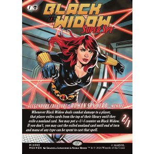 画像: 『Foil』『英語版』『クラシック・コミック』スーパースパイ、ブラック・ウィドウ/Black Widow, Super Spy