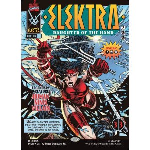 画像: 『Foil』『英語版』『クラシック・コミック』ザ・ハンドのくノ一、エレクトラ/Elektra, Daughter of the Hand