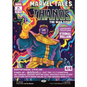 画像: 『Foil』『英語版』『クラシック・コミック』マッドタイタン、サノス/Thanos, the Mad Titan