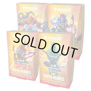 画像: ※予約商品 6月19日発売『未開封英語版』マーベル スーパー・ヒーローズ 統率者デッキCOLLECTOR'S EDITION4種セット『MTG』