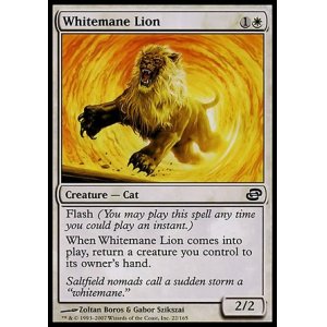 画像: 『英語版』白たてがみのライオン/Whitemane Lion