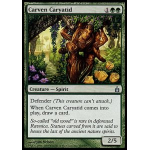 画像: 【日本語版】木彫りの女人像/Carven Caryatid