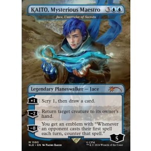 画像: 『英語版』『ボーダーレス』謎めいたマエストロ、KAITO/KAITO, Mysterious Maestro/秘密の解明者、ジェイス/Jace, Unraveler of Secrets