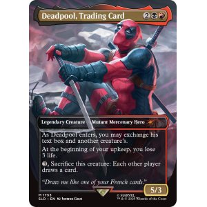 画像: 『Foil』『ボーダーレス』『英語版』Deadpool, Trading Card