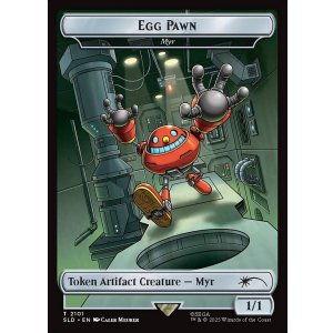 画像: 『Foil』『英語版』『Egg Pawn』マイアトークン/Myr Token