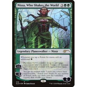 画像: 『Foil』『Secret Lair』『英語版』世界を揺るがす者、ニッサ/Nissa, Who Shakes the World