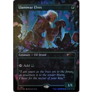 画像: 『Foil』『英語版』ラノワールのエルフ/Llanowar Elves