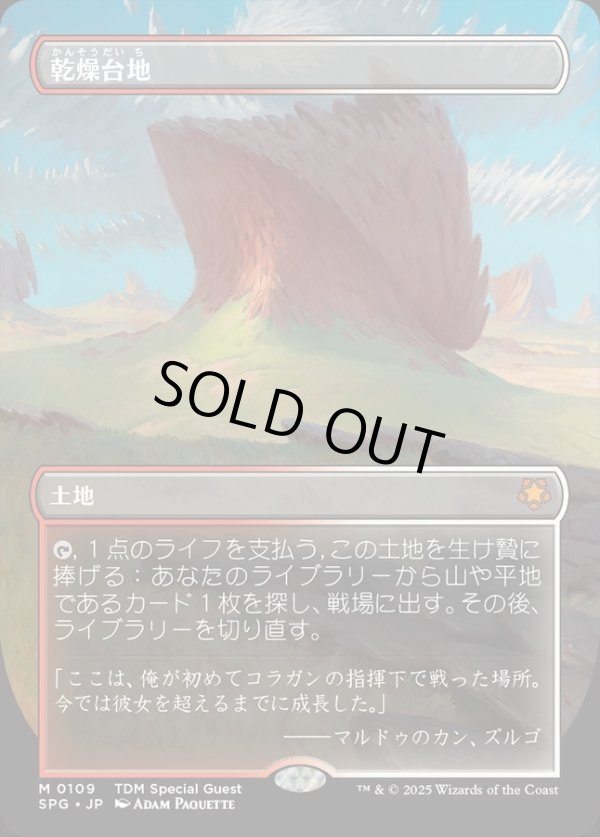 画像1: 【Foil】【ボーダーレス】【日本語版】乾燥台地/Arid Mesa (1)