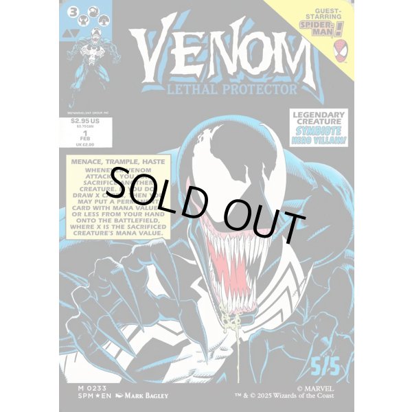 画像2: 『Foil』『クラシック・コミック・ボーダーレス』『英語版』エディ・ブロック/リーサル・プロテクター、ヴェノム/Eddie Brock/Venom, Lethal Protector (2)