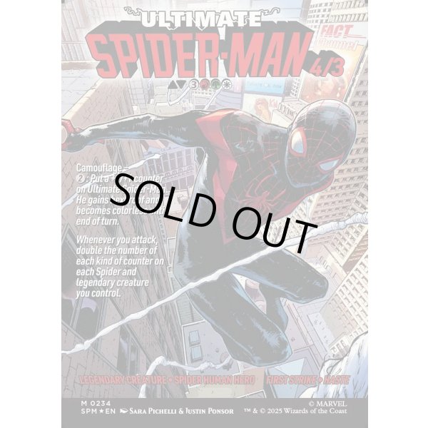 画像2: 『Foil』『クラシック・コミック・ボーダーレス』『英語版』マイルズ・モラレス/アルティメット・スパイダーマン/Miles Morales/Ultimate Spider-Man (2)