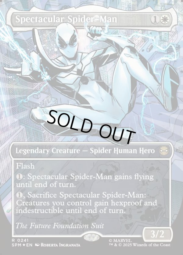 画像1: 『テクスチャーFoil』『コスチューム・チェンジ』『英語版』スペクタキュラー・スパイダーマン/Spectacular Spider-Man(FF) (1)