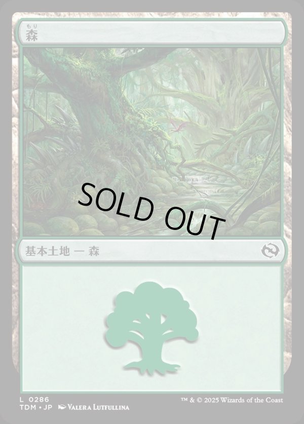 画像1: 【Foil】【日本語版】森/Forest (1)