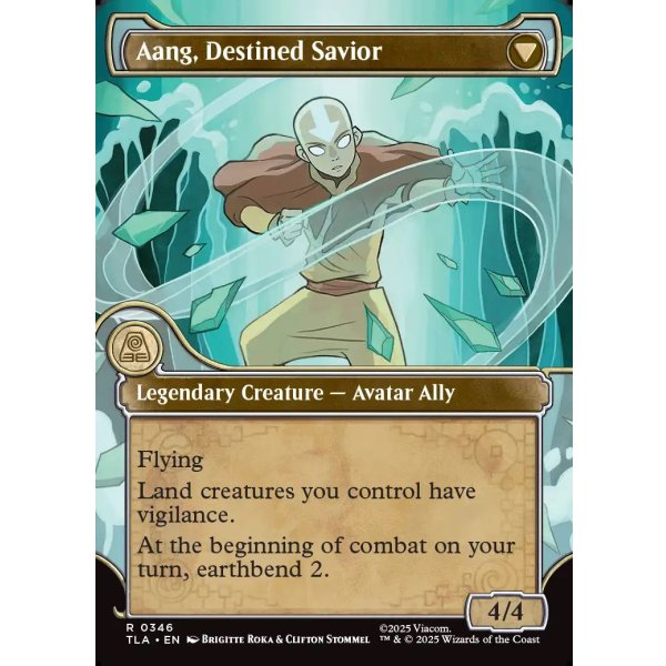 画像2: 『Foil』『エレメントフレーム』『英語版』岐路に立つアン/定められし救済者、アン/Aang, at the Crossroads/Aang, Destined Savior (2)