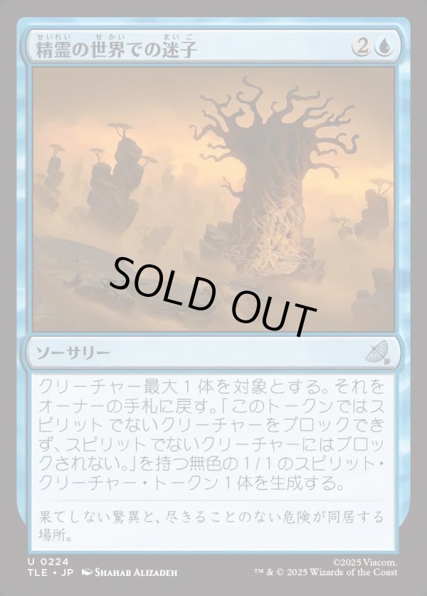 画像1: 【Foil】【日本語版】精霊の世界での迷子/Lost in the Spirit World (1)