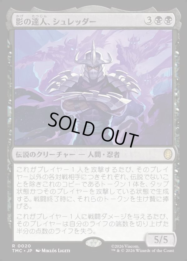 画像1: 【日本語版】影の達人、シュレッダー/Shredder, Shadow Master (1)