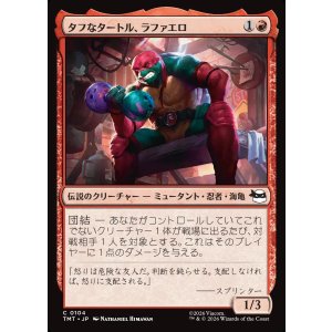 画像: 【日本語版】タフなタートル、ラファエロ/Raphael, Tough Turtle