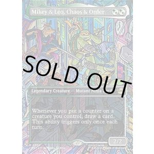 画像: 『英語版』『ボーダーレス・シーンカード』混沌と秩序、マイキーとレオ/Mikey & Leo, Chaos & Order