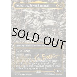 画像: 『ヘッドライナー』『英語版』下水道侍、レオナルド/Leonardo, Sewer Samurai