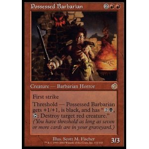 画像: 【日本語版】取り憑かれた蛮族/Possessed Barbarian