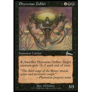 画像: 『英語版』ファイレクシアの汚染者/Phyrexian Defiler