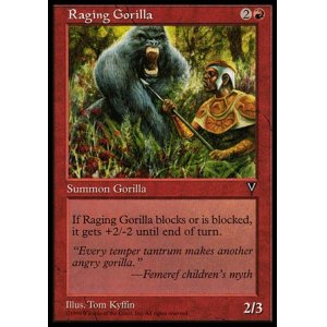 画像: 『英語版』怒り狂うゴリラ/Raging Gorilla