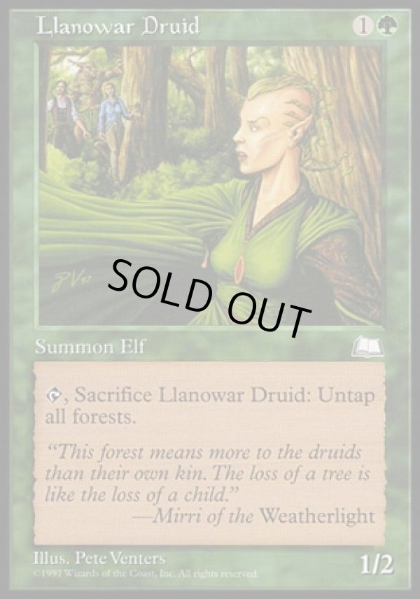 画像1: 【日本語版】ラノワールのドルイド/Llanowar Druid (1)