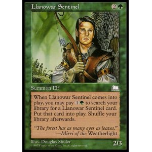 画像: 【日本語版】ラノワールの歩哨/Llanowar Sentinel