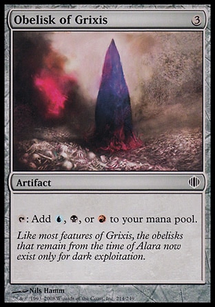 画像1: 【日本語版】グリクシスのオベリスク/Obelisk of Grixis (1)