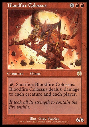 画像1: 【日本語版】沸血の巨像/Bloodfire Colossus (1)