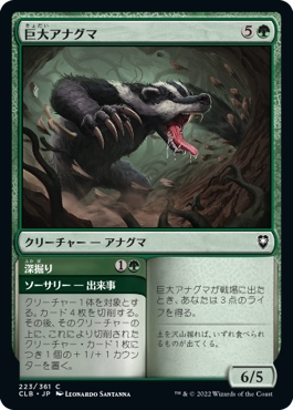 画像1: 【日本語版】巨大アナグマ/Colossal Badger (1)