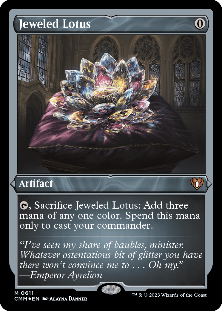 MTG/CMM/宝石の睡蓮/テクスチャーfoil/1枚あんたれの出品物 - マジック