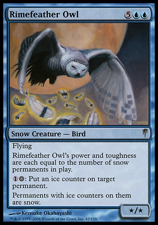 画像1: 『英語版』霧氷羽の梟/Rimefeather Owl (1)