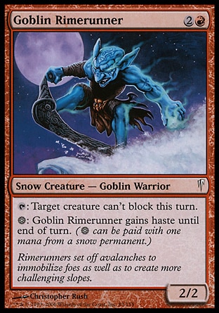 画像1: 『英語版』ゴブリンの霧氷走り/Goblin Rimerunner (1)
