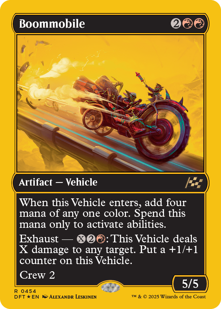 画像1: 『ファーストプレイスFoil』『英語版』爆弾車/Boommobile (1)