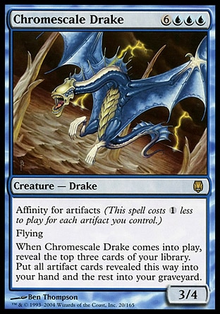 画像1: 【日本語版】金属鱗のドレイク/Chromescale Drake (1)