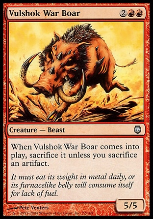 画像1: 【日本語版】ヴァルショクの戦猪/Vulshok War Boar (1)