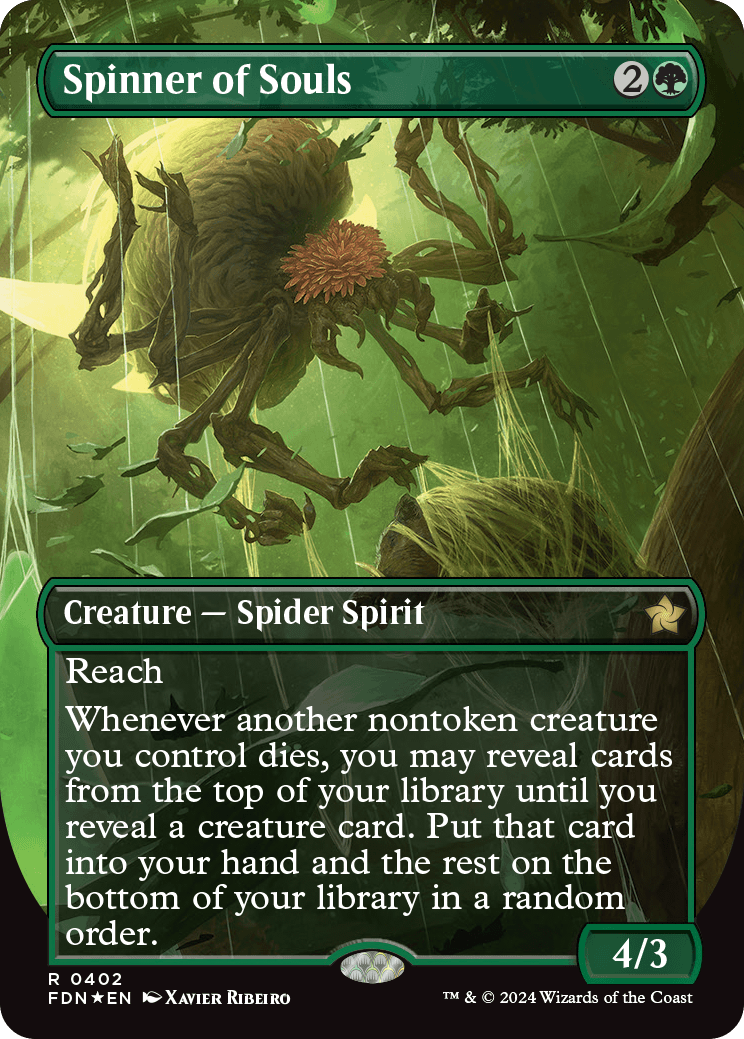 画像1: 『マナFoil』『英語版』魂を紡ぐもの/Spinner of Souls (1)