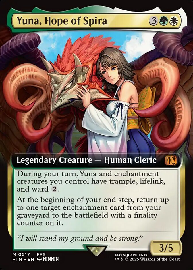 画像1: 『拡張枠』『英語版』スピラの希望、ユウナ/Yuna, Hope of Spira (1)