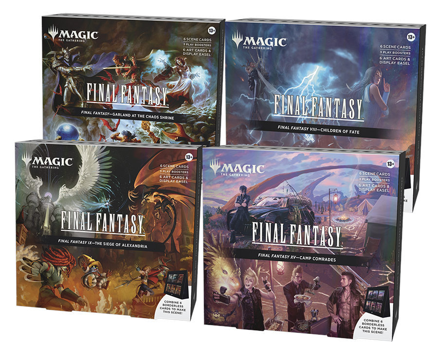 画像1: 『未開封英語版』ファイナル・ファンタジー シーンボックス 4種セット【MTG】 (1)