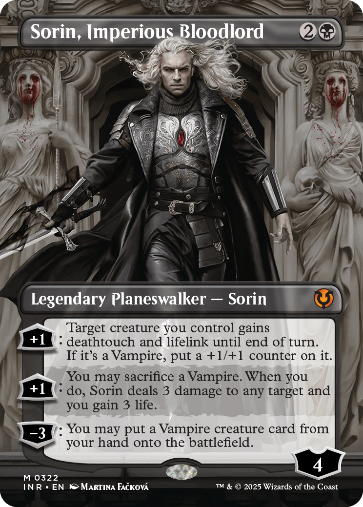 画像1: 『Foil』『ボーダーレス』『英語版』傲慢な血王、ソリン/Sorin, Imperious Bloodlord (1)