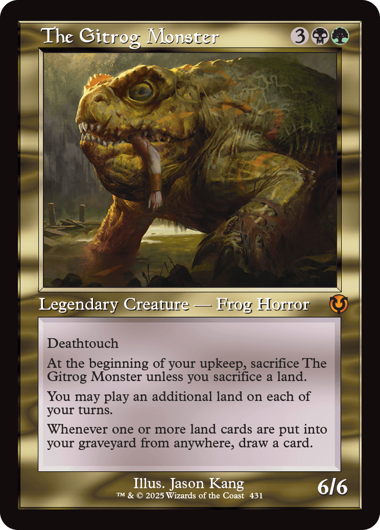 画像1: 『Foil』『旧枠』『英語版』ギトラグの怪物/The Gitrog Monster (1)